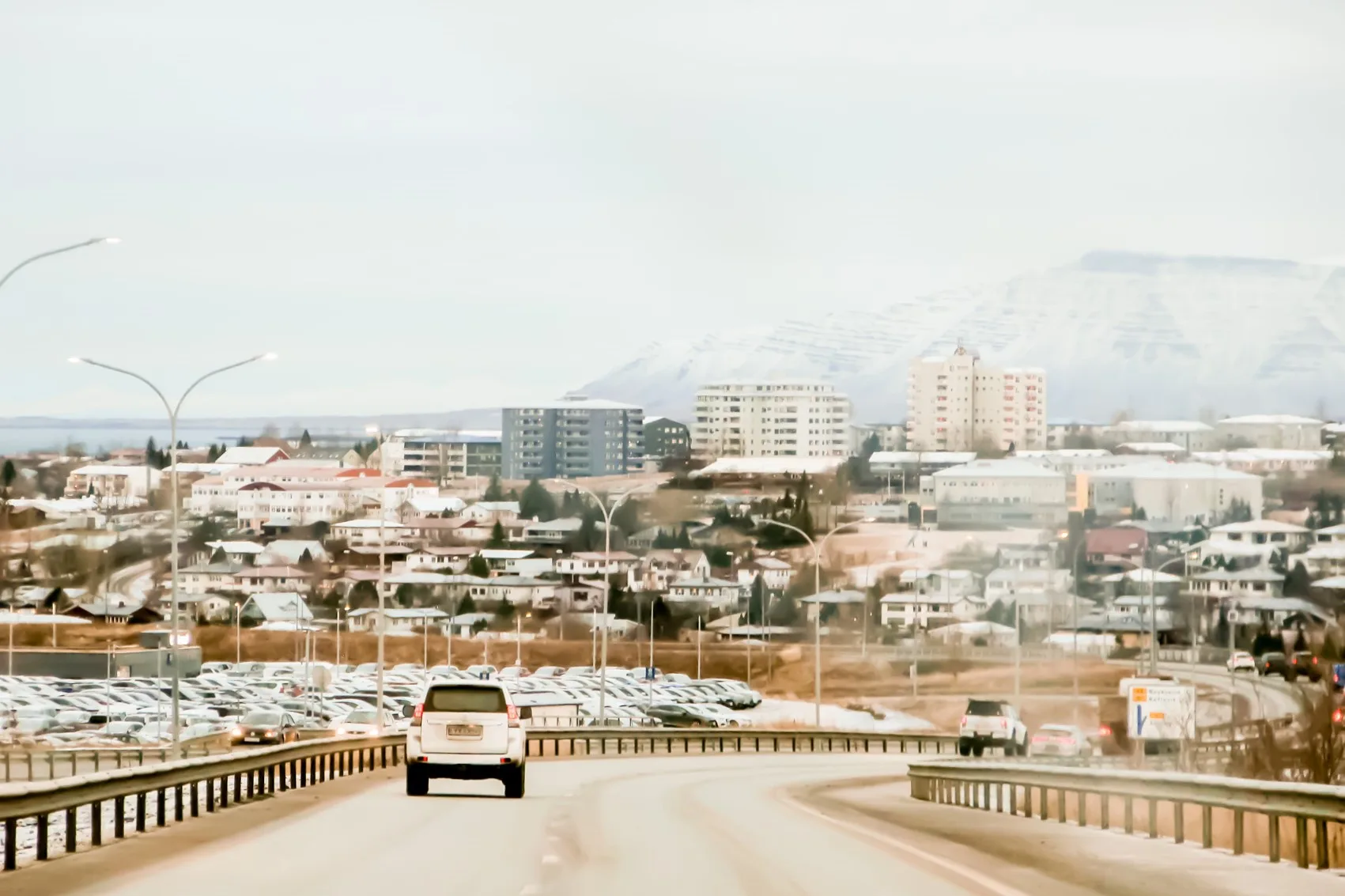 Iceland, road to Reykjavik