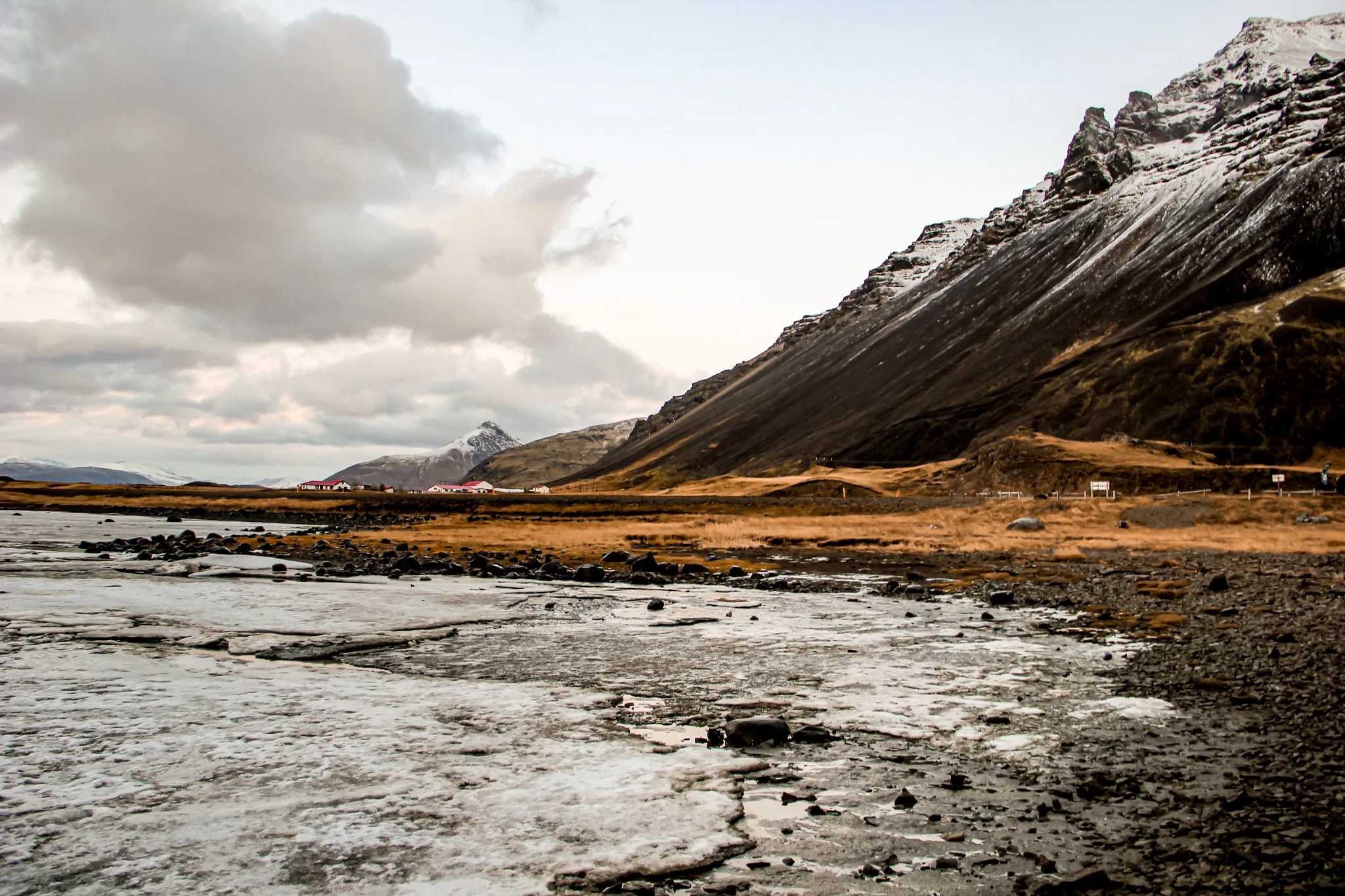 The south coast of Iceland road trip, Hofn sea viewpoint.