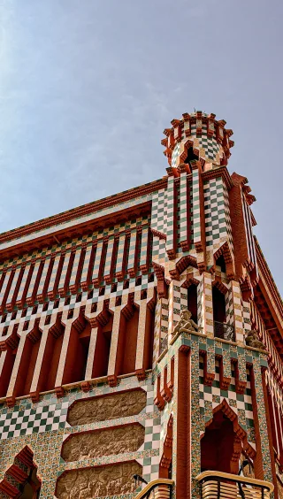 Visiting Barcelona, Casa Vicens facade