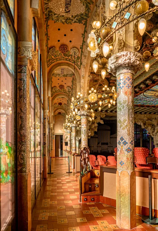 Barcelona, Interior alley Palau de la Música Catalana